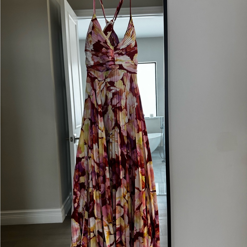 Astr Multicolor Floral Maxi Dress